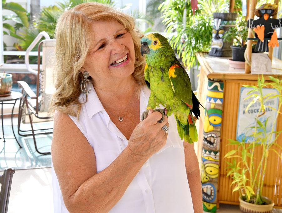 Richard the parrot makes sure his voice is heard